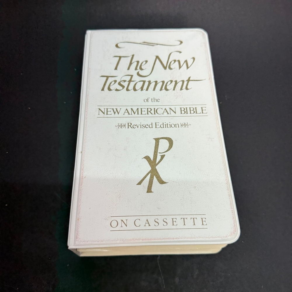Hosanna The New Testament Cassette Set NAB Revised Edition White 12 Tape Vintage